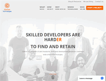 Tablet Screenshot of clariontech.com